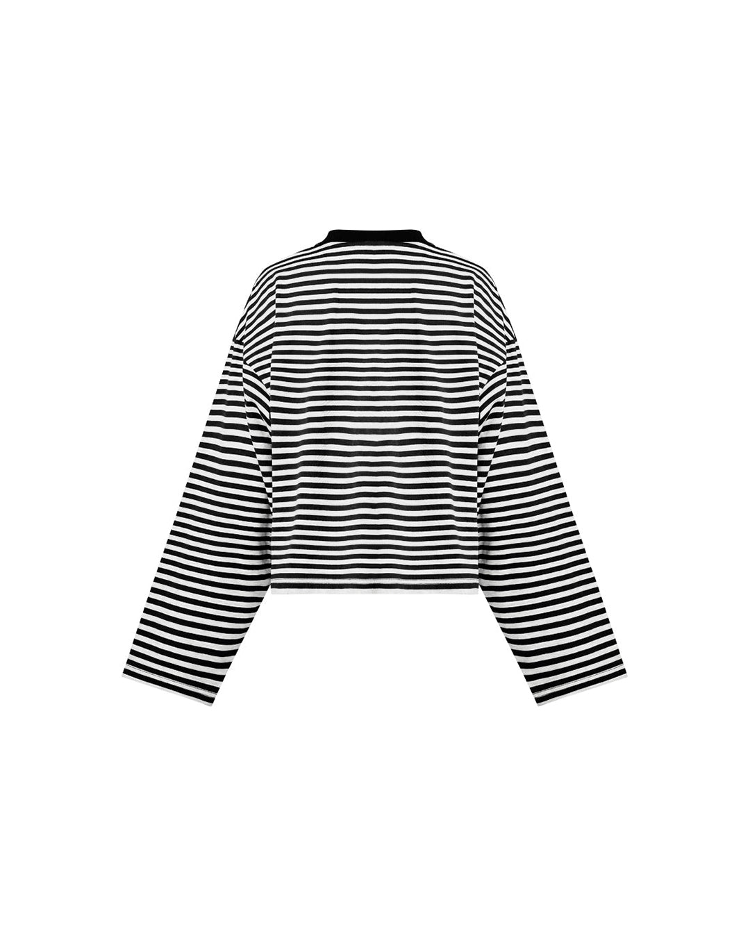 Bloom Long Sleeve Top - Onyx Stripe | Lioness | Wally