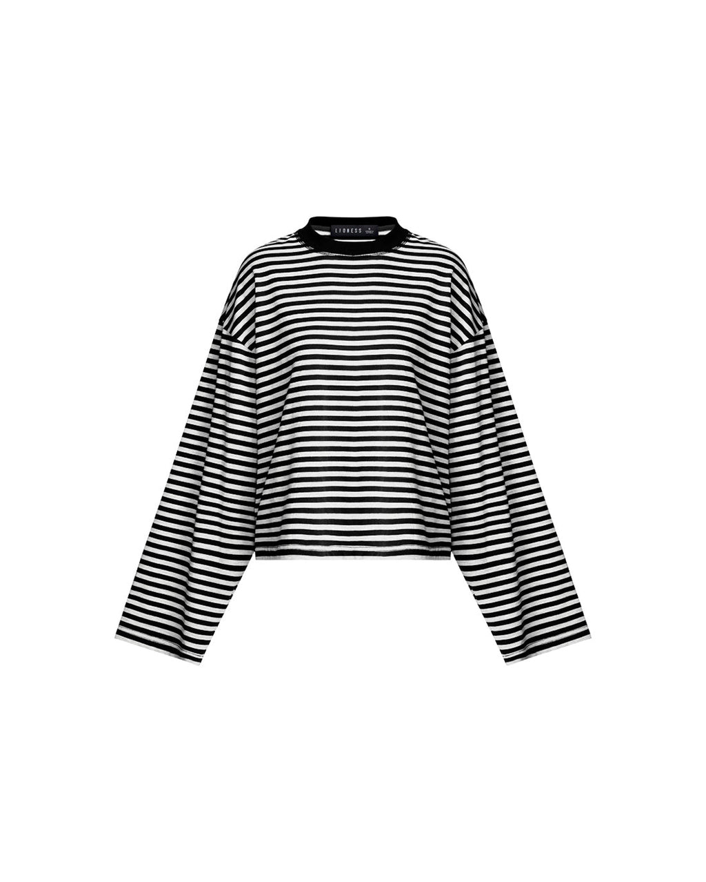 Bloom Long Sleeve Top - Onyx Stripe | Lioness | Wally