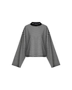 Bloom Long Sleeve Top - Onyx Stripe | Lioness | Wally