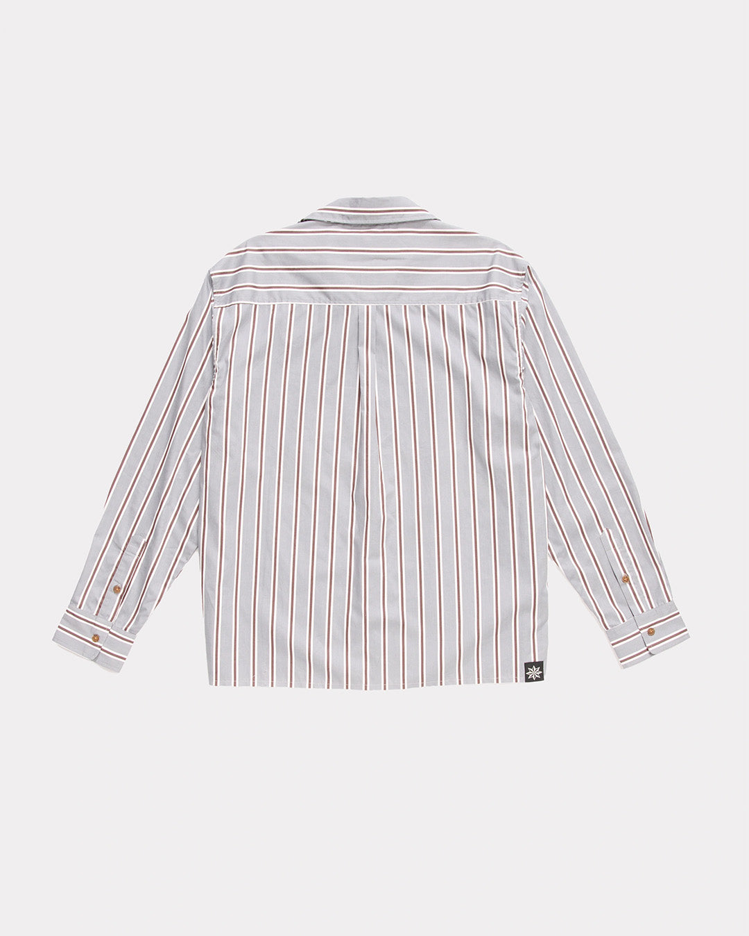 Hold Long Sleeve Shirt - Grey Stripe