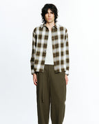Hold Long Sleeve Shirt - Brown Check by Beach Brains