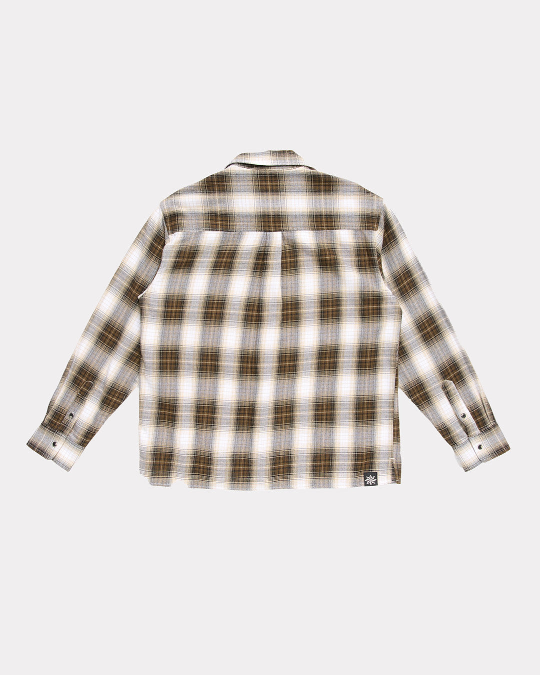 Hold Long Sleeve Shirt - Brown Check