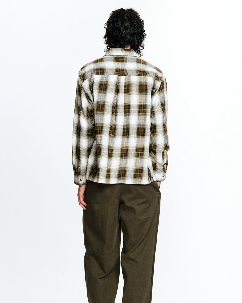 Hold Long Sleeve Shirt - Brown Check