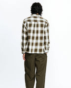 Hold Long Sleeve Shirt - Brown Check by Beach Brains - view 5