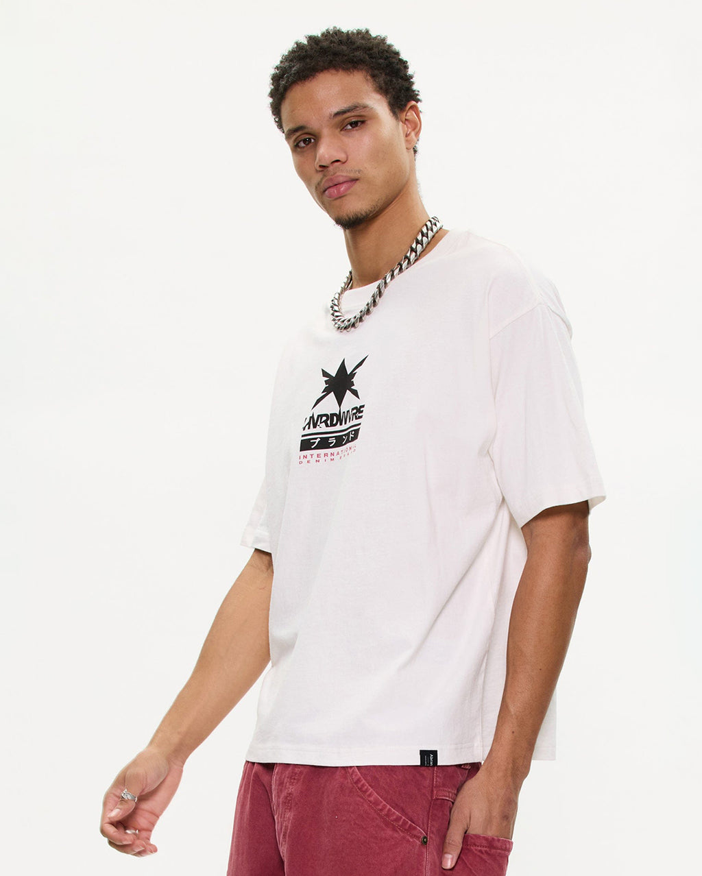 Bobby In Motion T-Shirt - Vintage White by Abrand - view 3