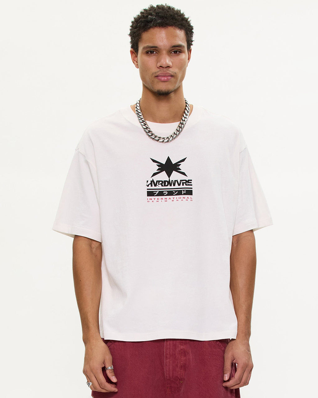 Bobby In Motion T-Shirt - Vintage White by Abrand
