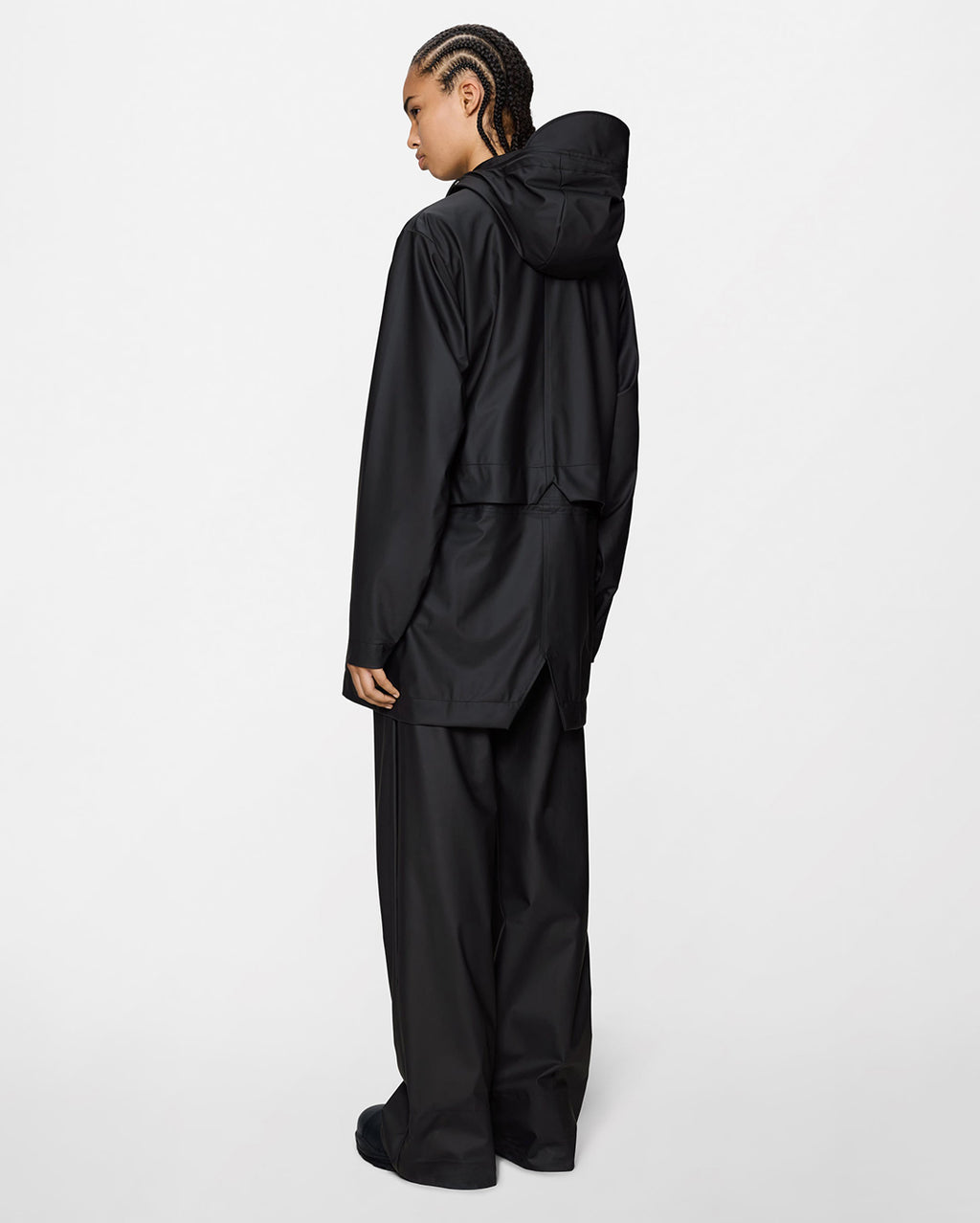 Bold Long Jacket W3 - Black - Rains