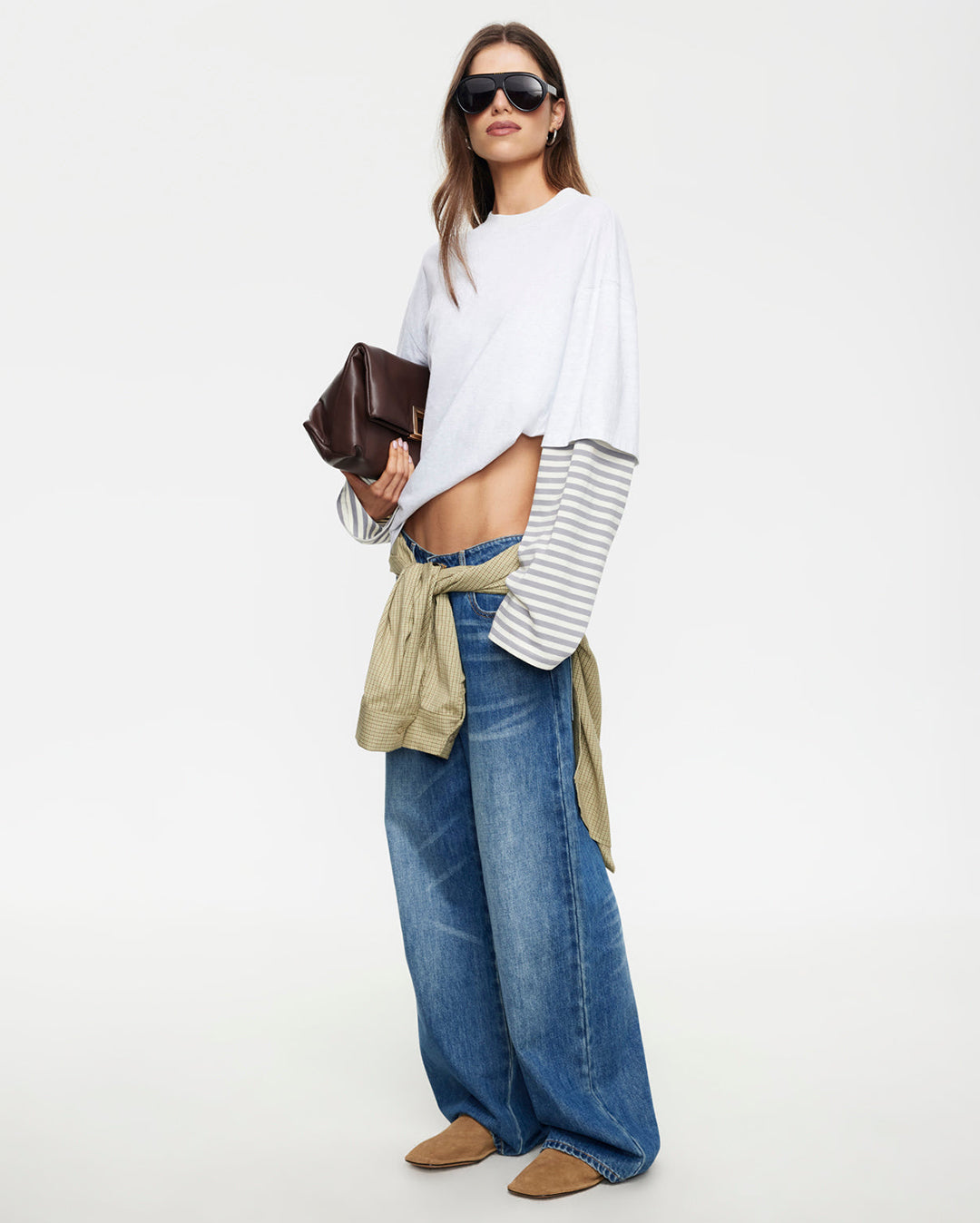 Bottega Shirt - Ash Stripe | Lioness | Wally