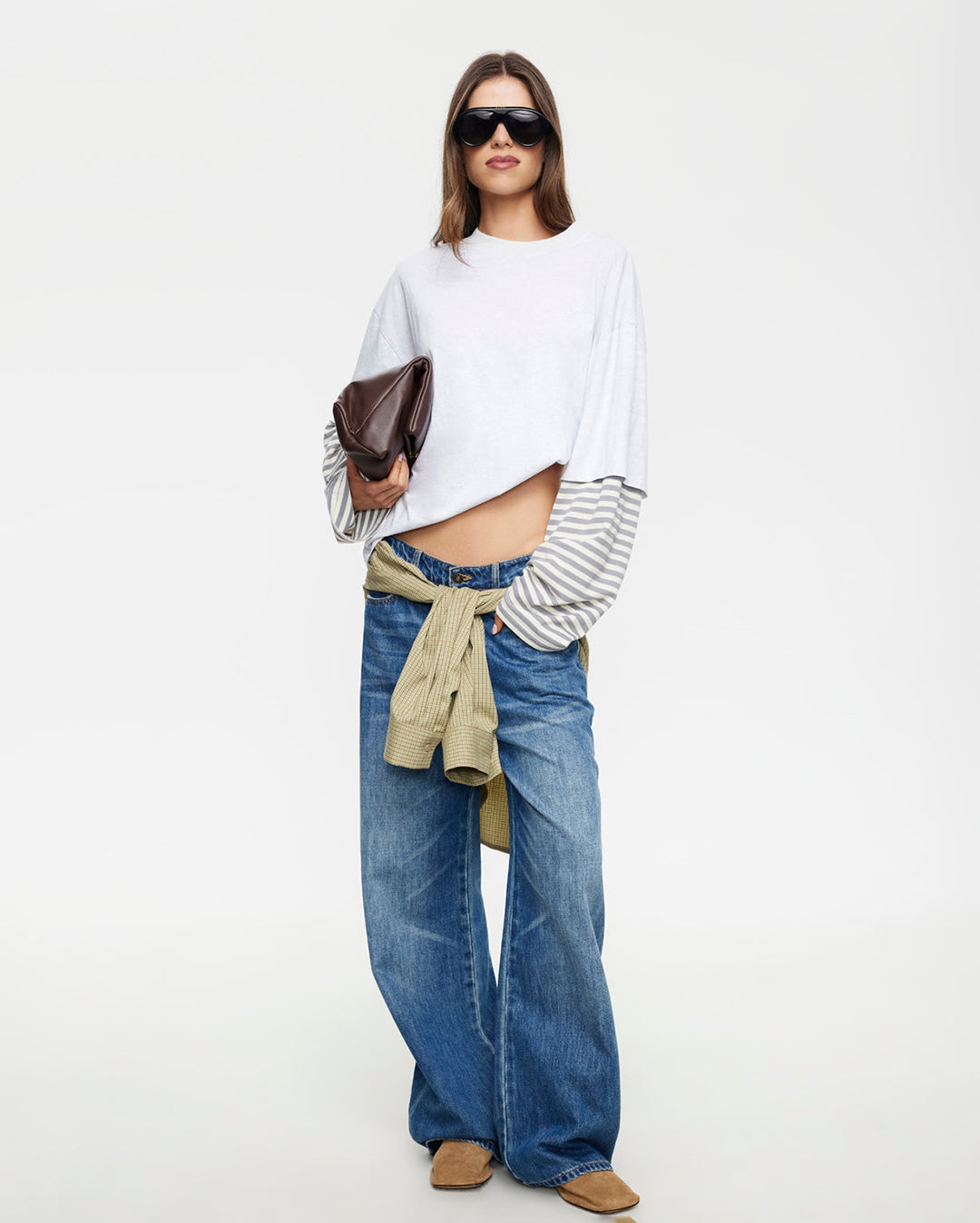 Bottega Shirt - Ash Stripe | Lioness | Wally