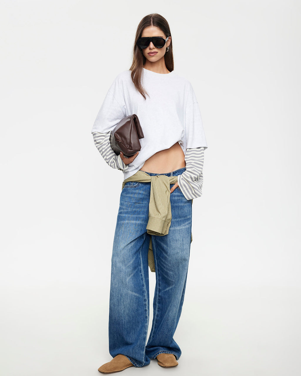 Bottega Shirt - Ash Stripe | Lioness | Wally