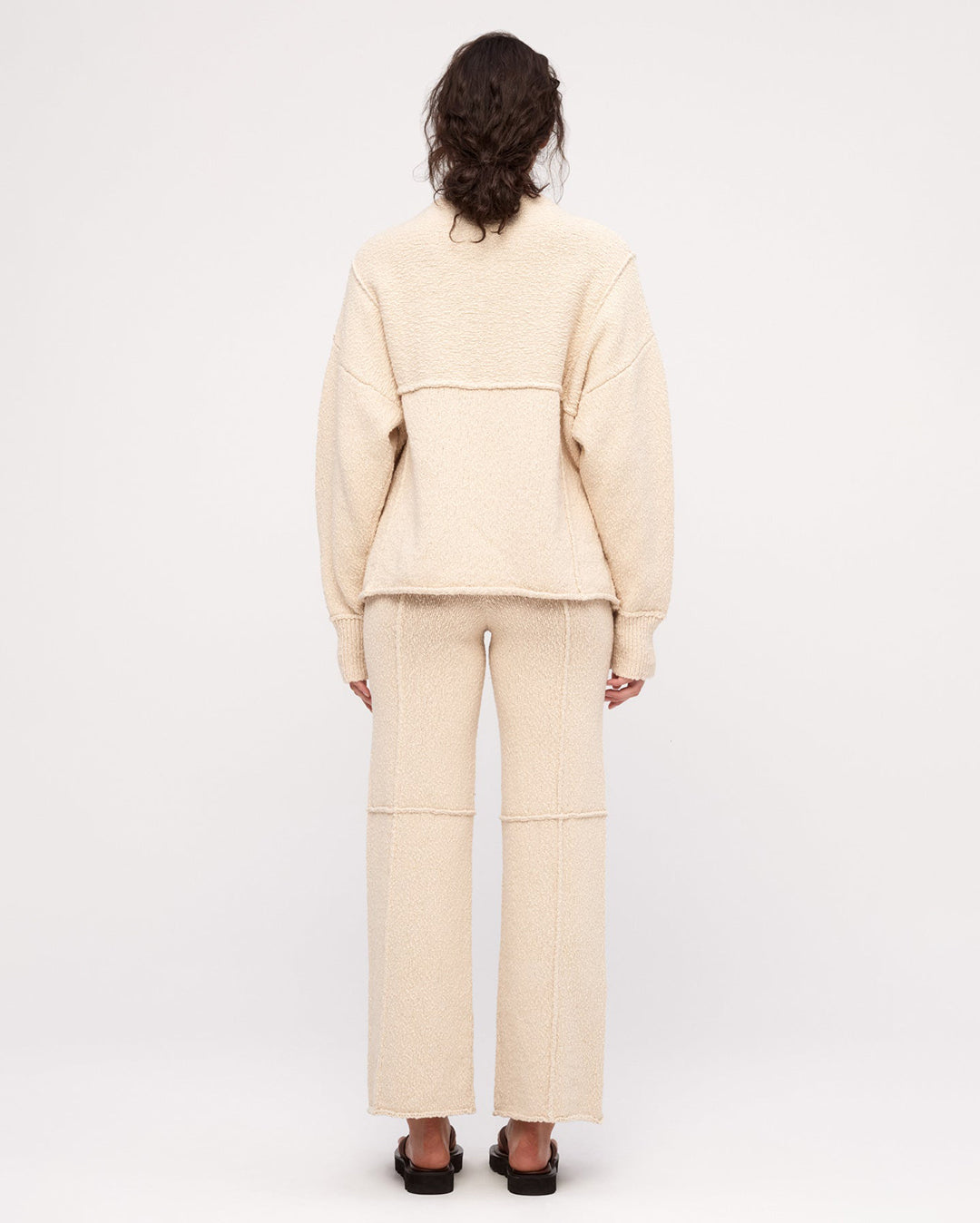Boucle Knit Jumper - Coconut - Zulu and Zephyr