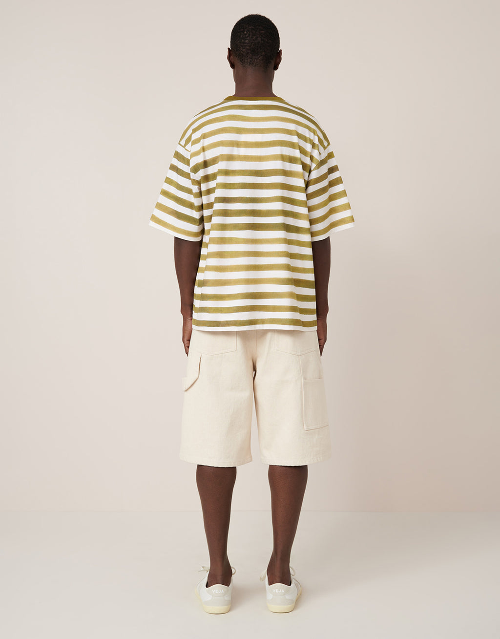 Box T-Shirt - Brushstroke Stripe