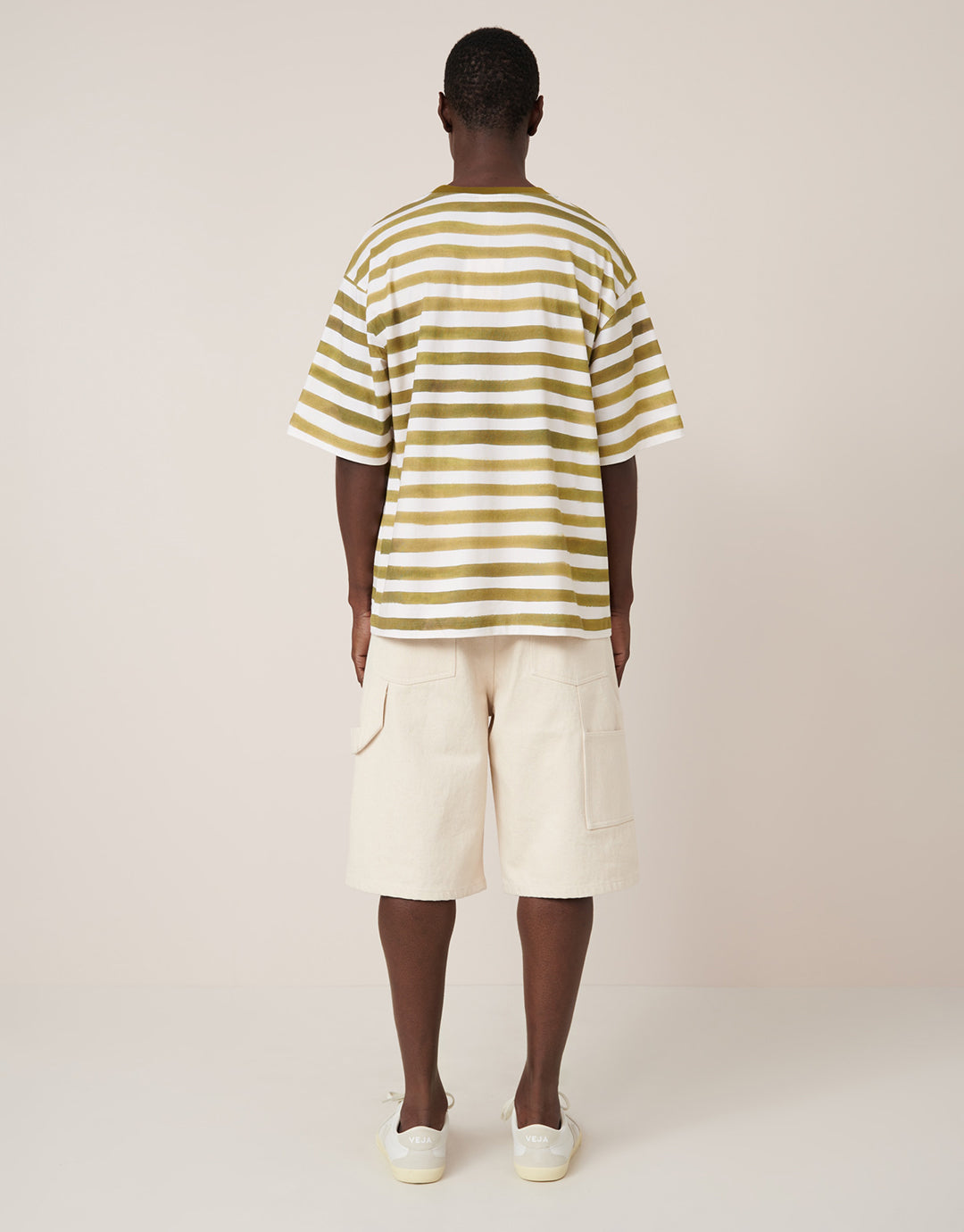 Box T-Shirt - Brushstroke Stripe