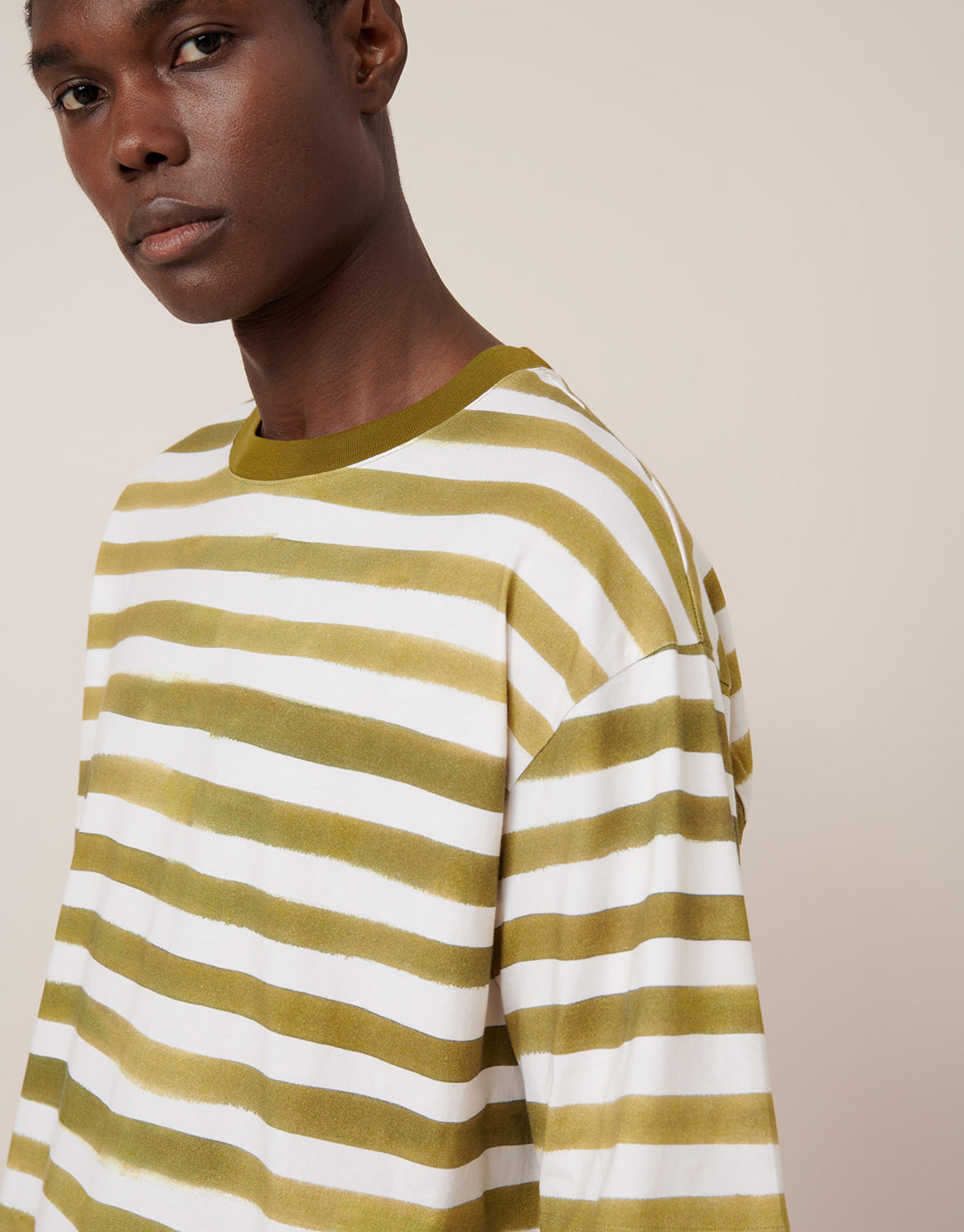 Box T-Shirt - Brushstroke Stripe