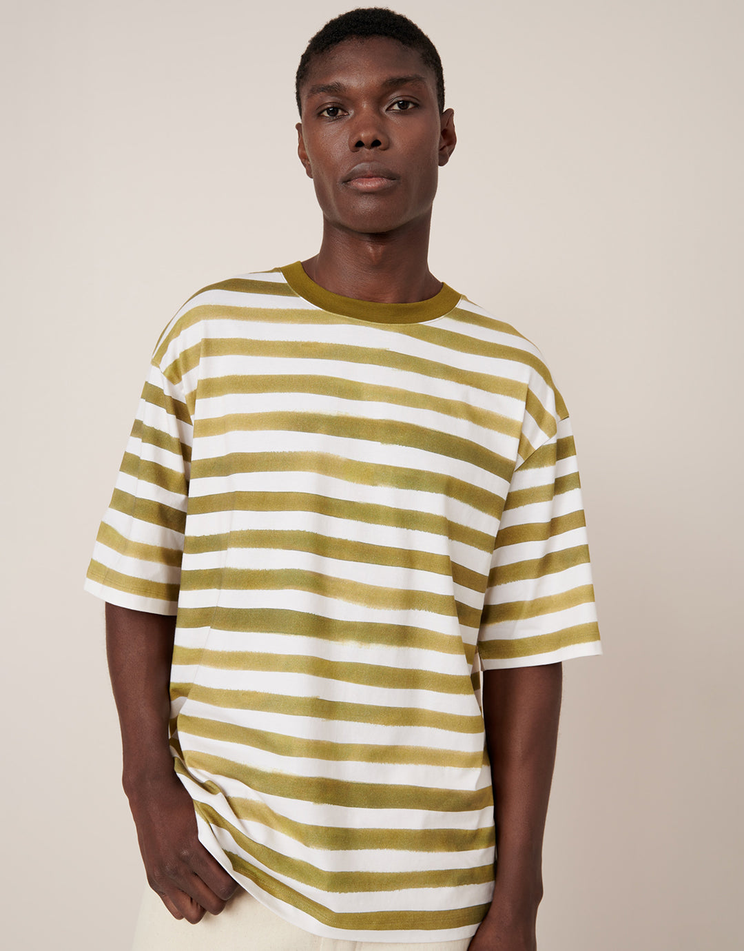 Box T-Shirt - Brushstroke Stripe