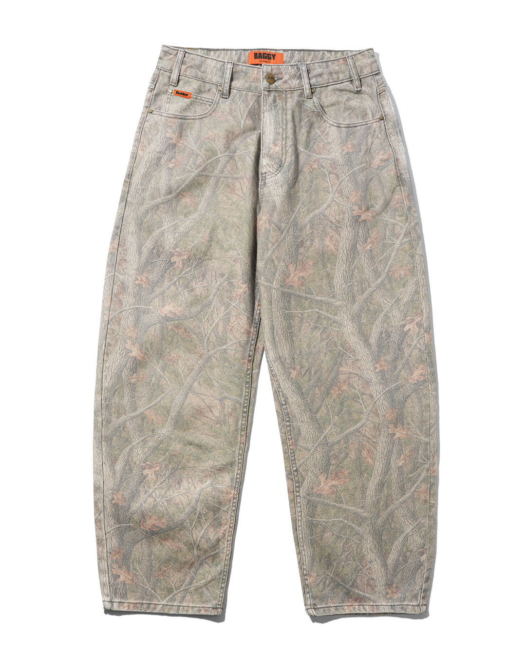 Baggy Denim Jeans - Forest Camo - Butter Goods
