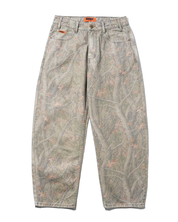 Baggy Denim Jeans - Forest Camo - Butter Goods