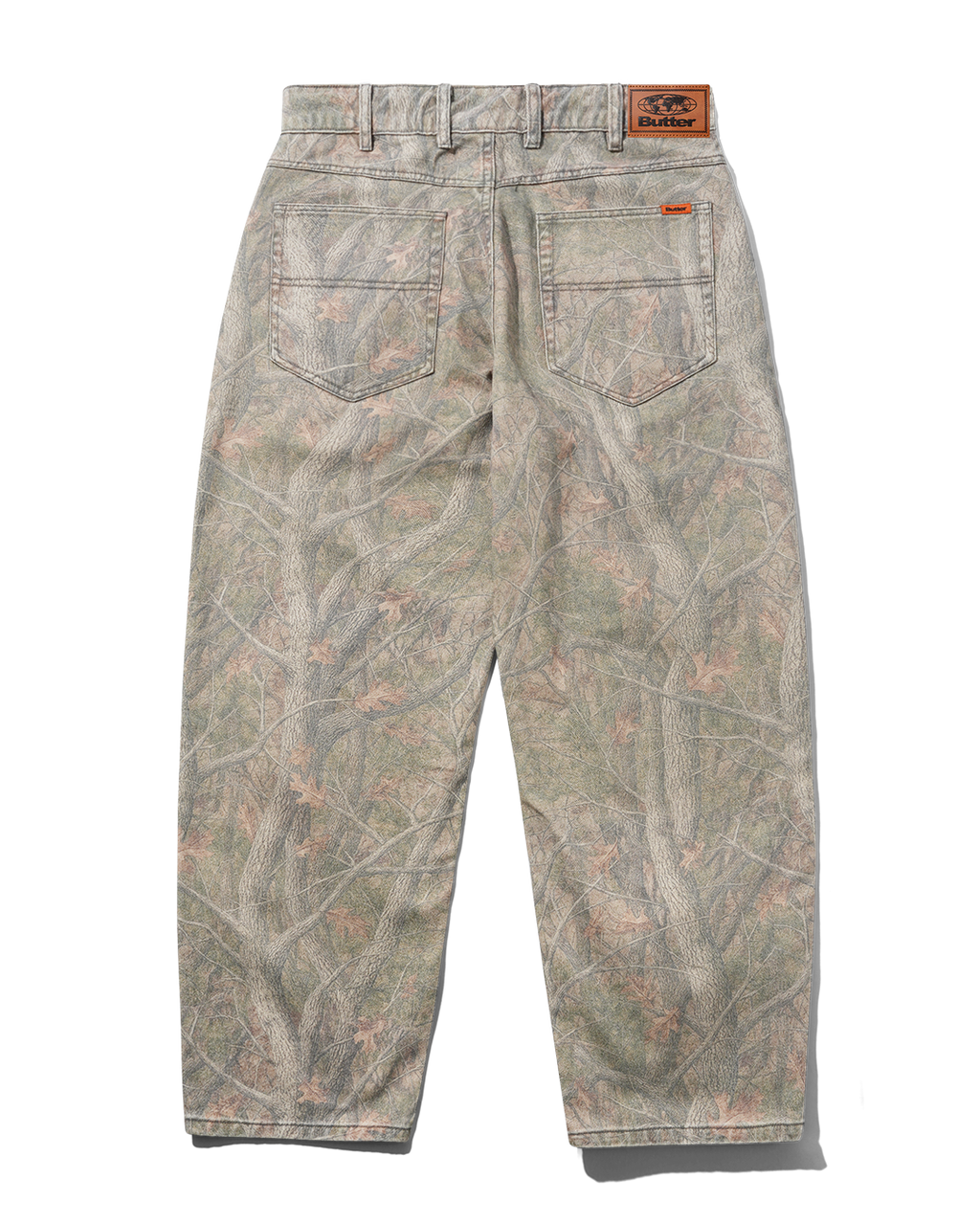 Baggy Denim Jeans - Forest Camo - Butter Goods
