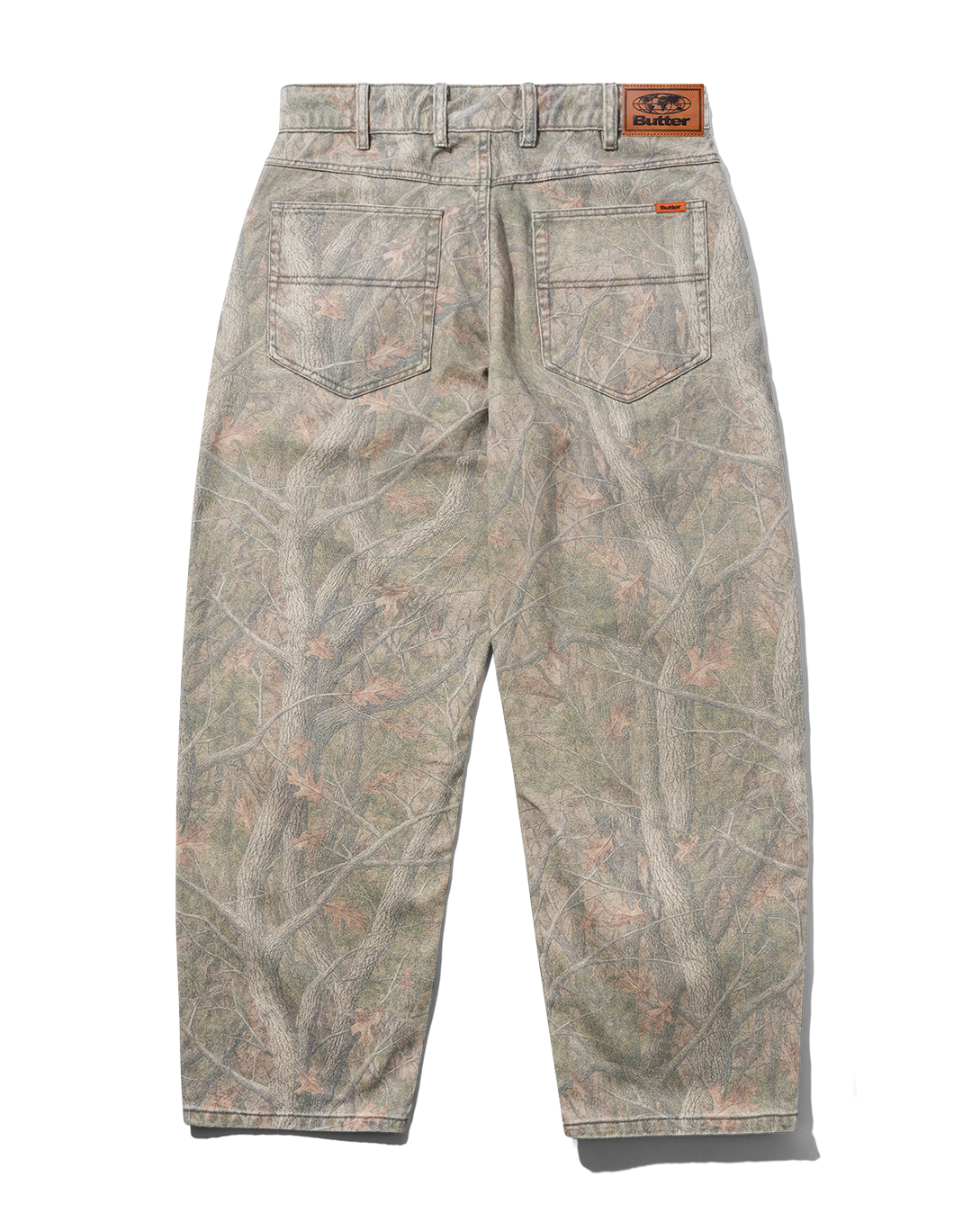 Baggy Denim Jeans - Forest Camo - Butter Goods