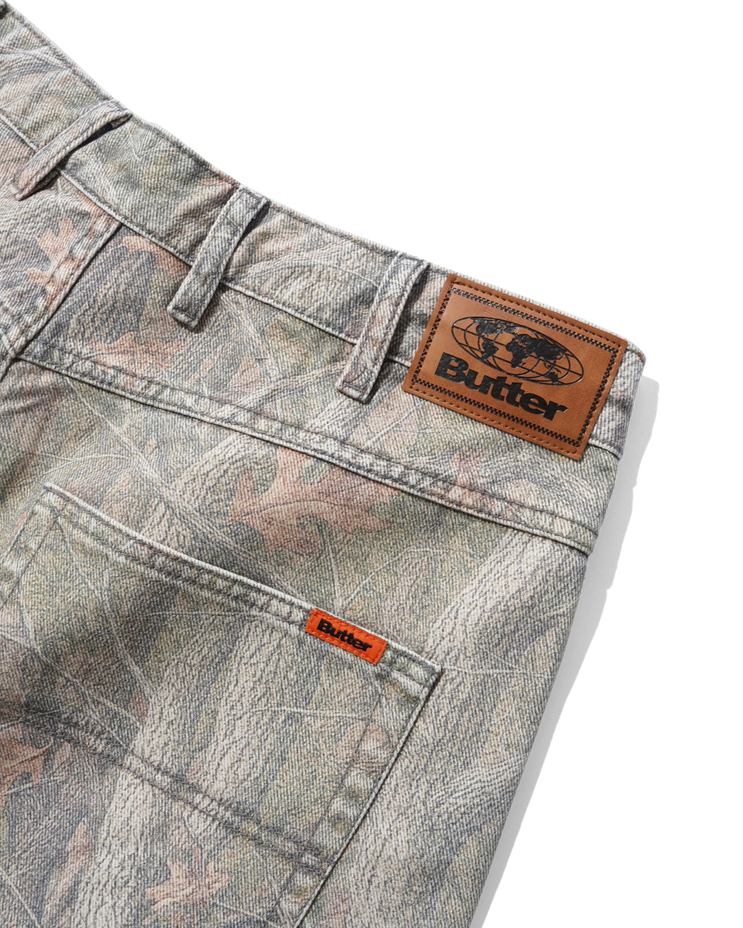 Baggy Denim Jeans - Forest Camo - Butter Goods