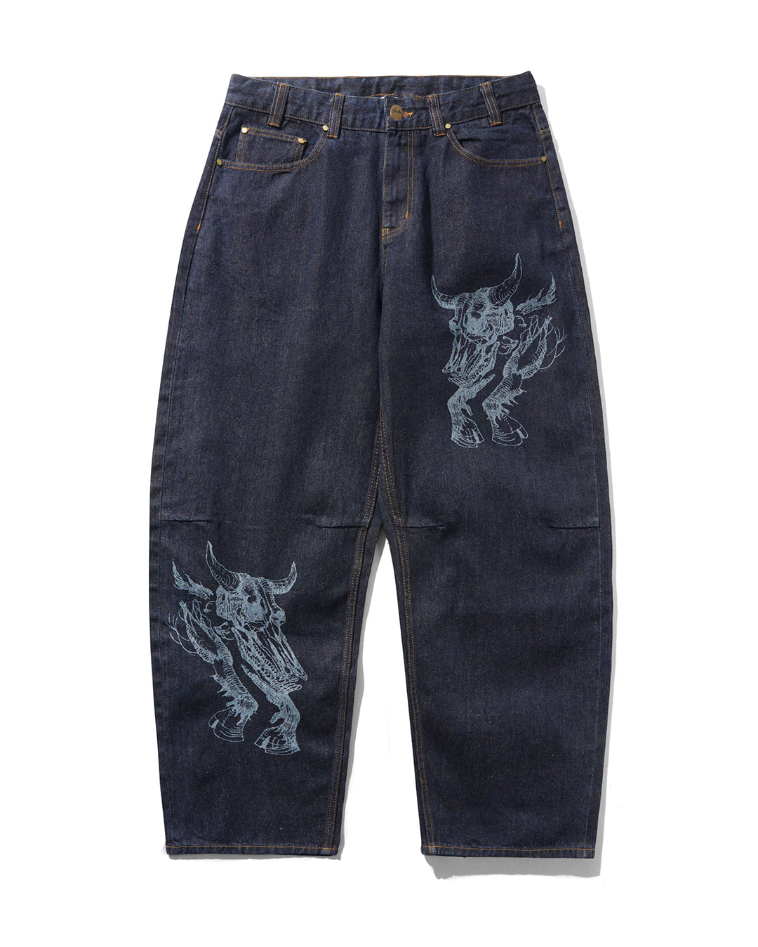 Bull Selvedge Denim Jeans - Raw Indigo - Butter Goods