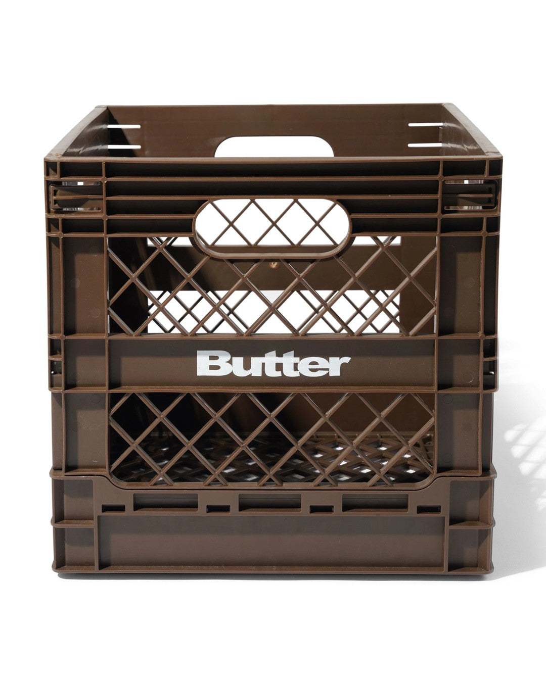 Collapsable Record Crate - Brown - Butter Goods
