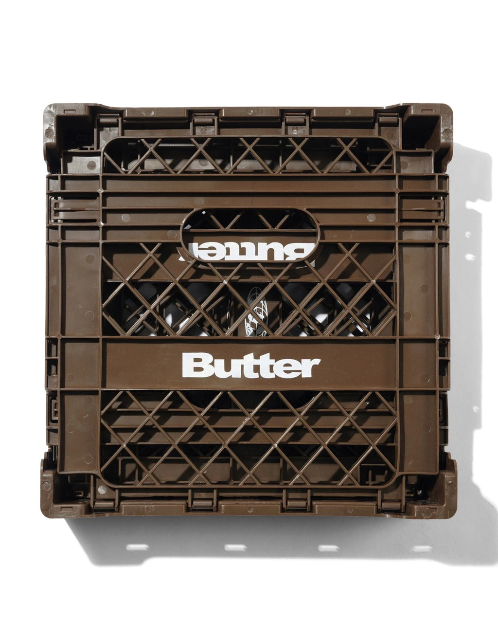 Collapsable Record Crate - Brown - Butter Goods