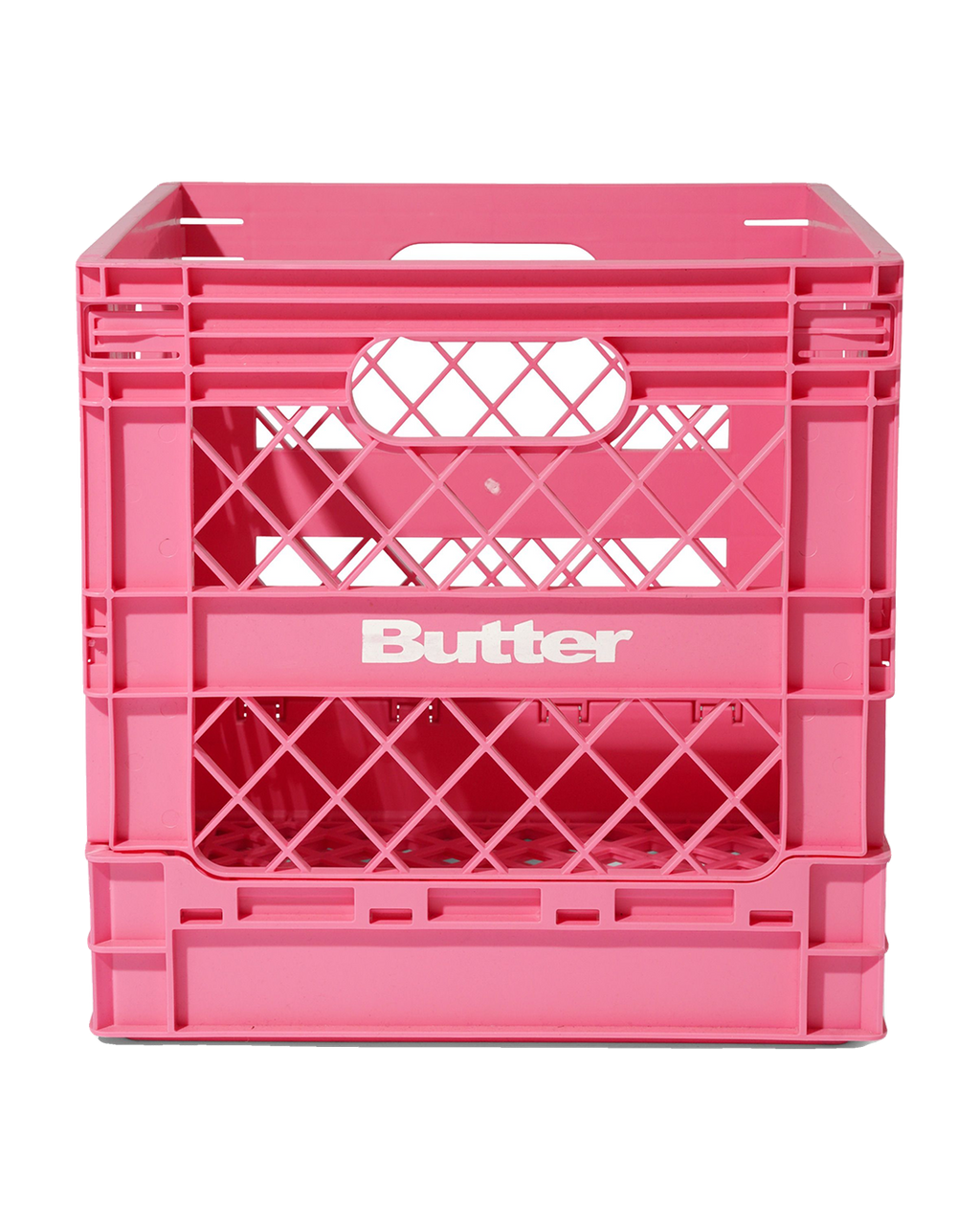Collapsable Record Crate - Pink - Butter Goods