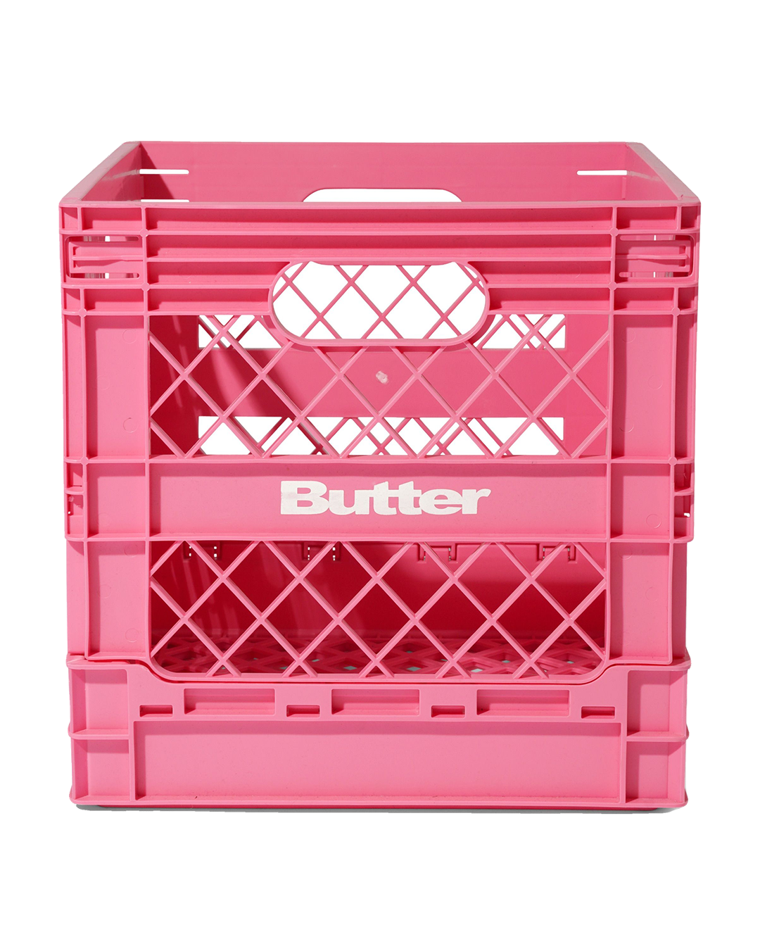 Collapsable Record Crate - Pink - Butter Goods