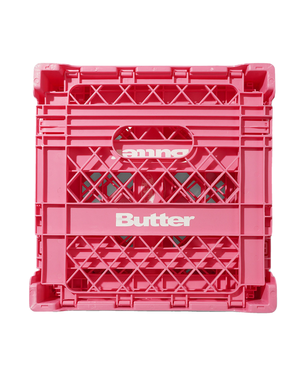 Collapsable Record Crate - Pink - Butter Goods