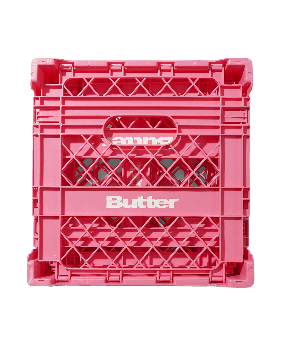 Collapsable Record Crate - Pink - Butter Goods