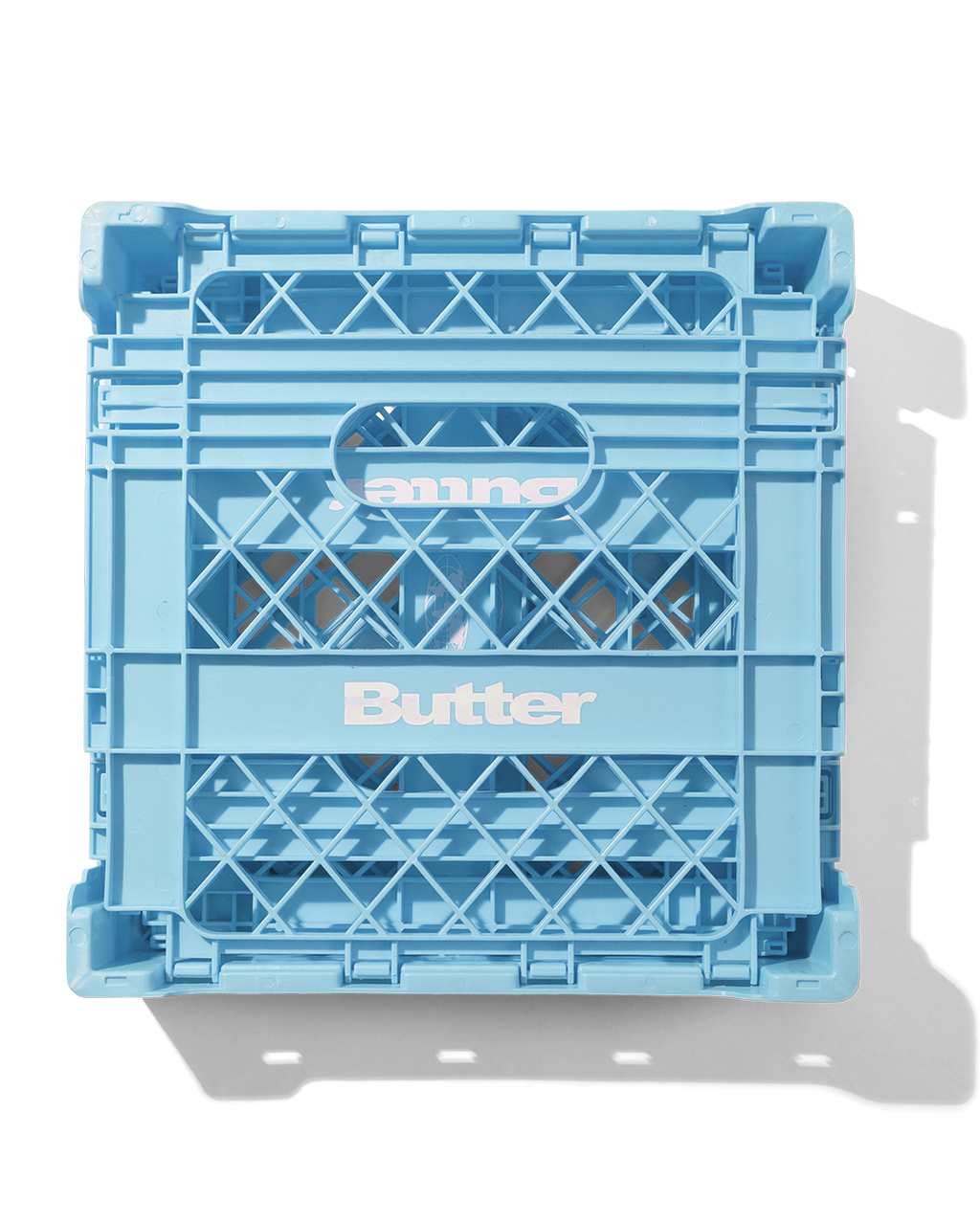 Collapsable Record Crate - Sky Blue - Butter Goods