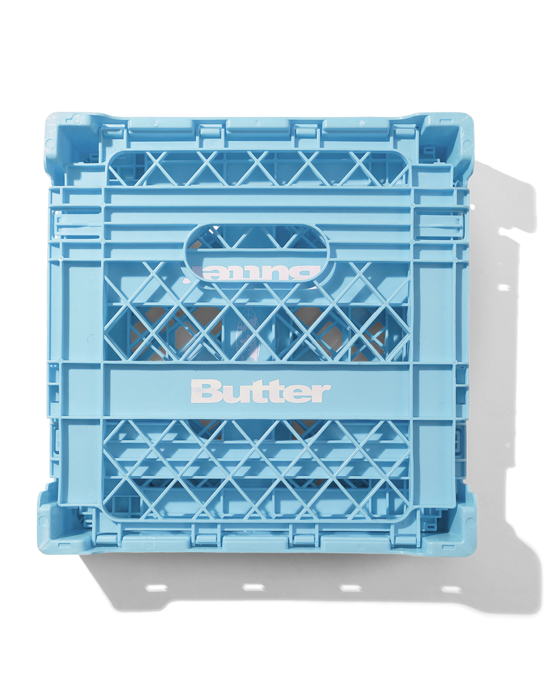 Collapsable Record Crate - Sky Blue - Butter Goods