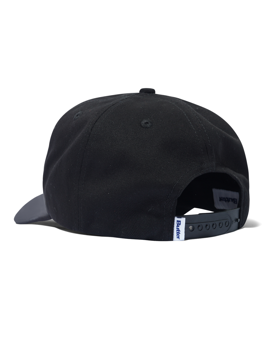 Collegiate 6 Panel Cap - Black - Butter Goods