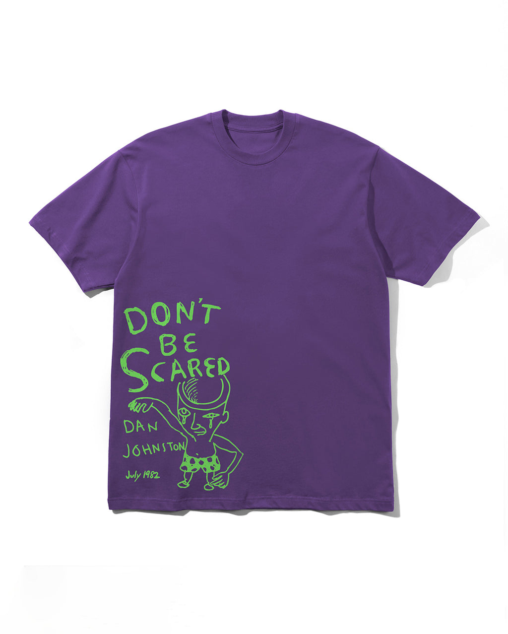 Don't Be Scared Tee - Grape - Butter Goods