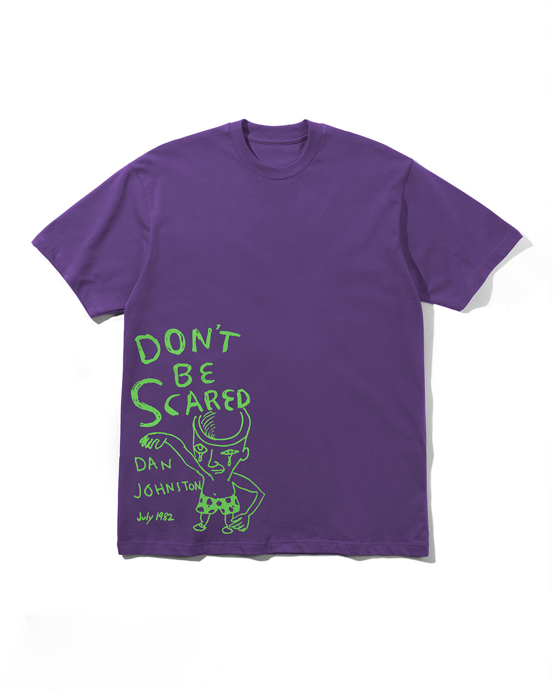 Don't Be Scared Tee - Grape - Butter Goods
