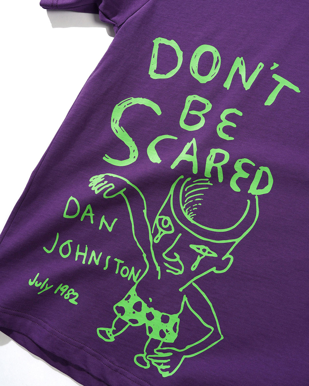 Don't Be Scared Tee - Grape - Butter Goods