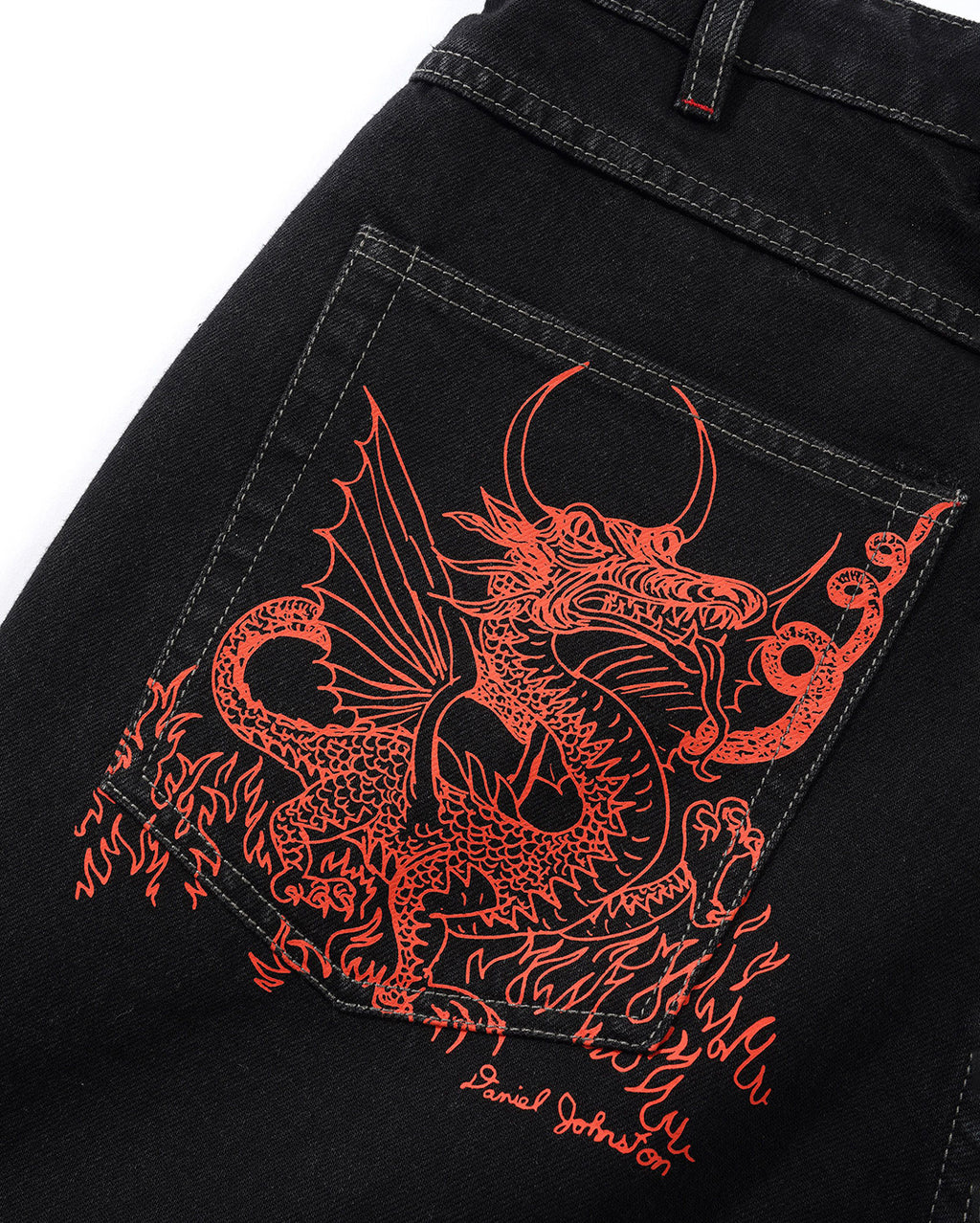Dragon Denim Shorts - Washed Black - Butter Goods