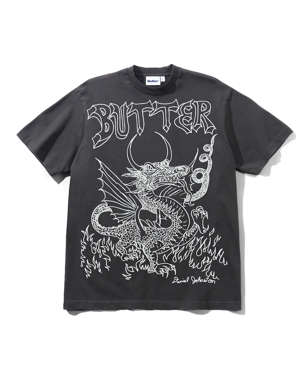 Dragon Tee - Washed Black - Butter Goods