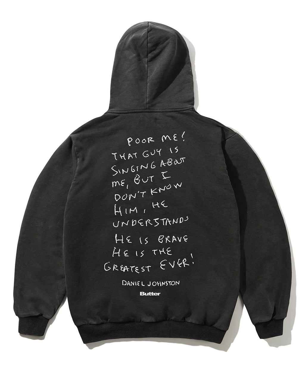 Enemy Pullover Hood - Distressed Washed Black - Butter Goods