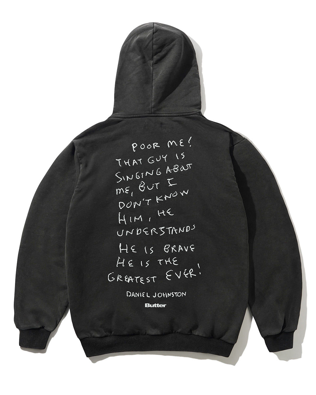 Enemy Pullover Hood - Distressed Washed Black - Butter Goods