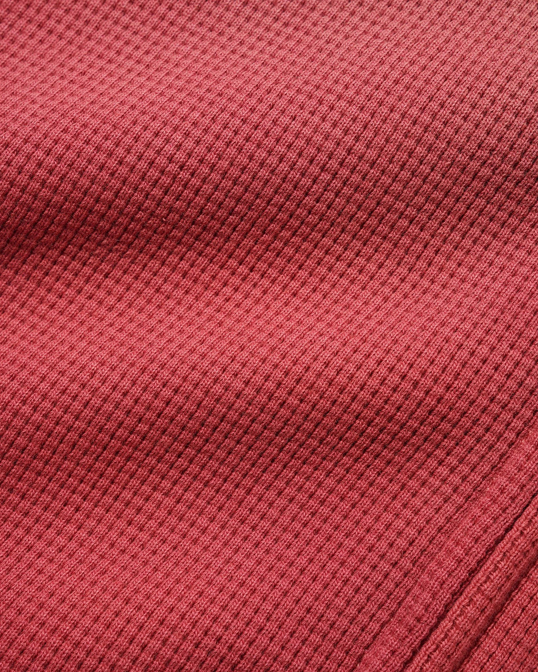 Faded Waffle Zip-Thru Hood - Washed Red - Butter Goods