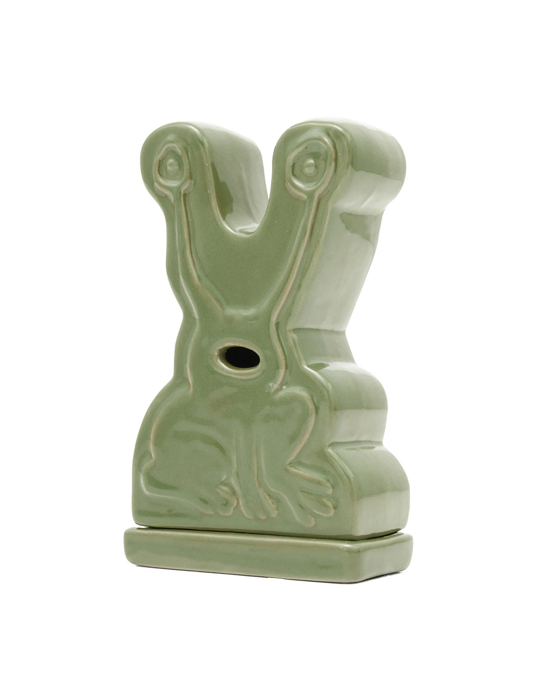 Frog Ceramic Incense Holder - Light Green - Butter Goods