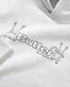 Frog Logo Pullover Hood - Ash - Butter Goods