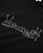 Frog Logo Tee - Black - Butter Goods