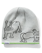 Frog Reversible Beanie - Lime / Grey - Butter Goods