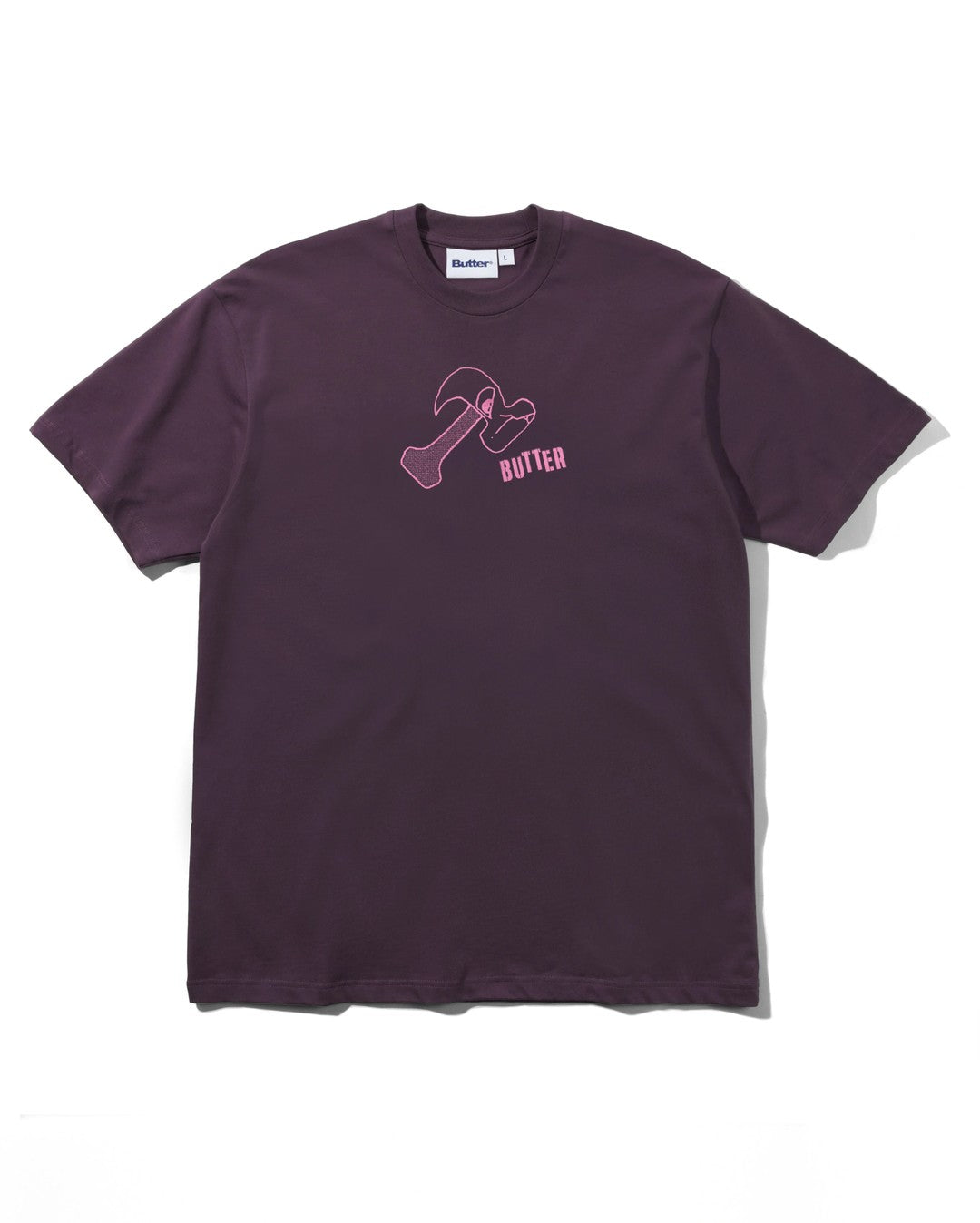 Heavy Tee - Eggplant - Butter Goods