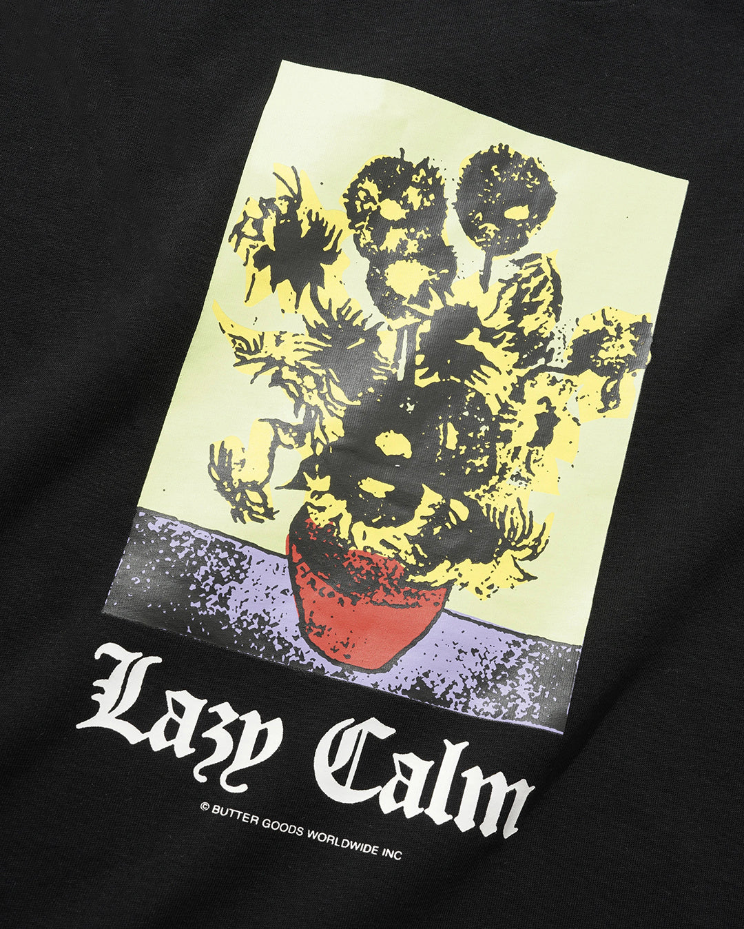 Lazy Calm Tee - Black - Butter Goods