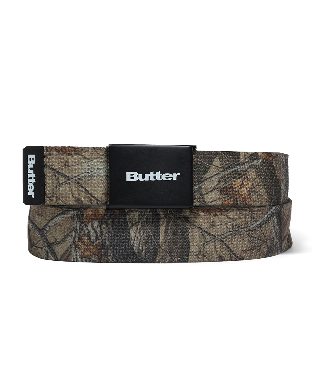 Logo Woven Belt - Forest Camo - Butter Goods