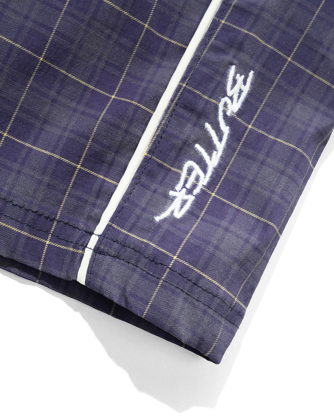 Main Shorts - Navy Plaid - Butter Goods